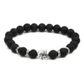 Fortune Jewel Lava Rock Tiger Eye Stone Elephant Diffuser Peace Healing Bracelet