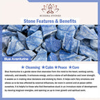 Fortune Jewel 108 Mala Blue Aventurine Beads Yoga Meditation Prayer Beads Necklace