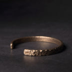 Fortune Jewel Simple Design Copper Wealth Cuff Bracelet