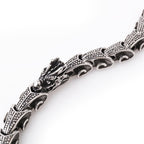 Fortune Jewel Dragon Pattern Titanium Steel Protection Necklace Pendant Bracelet Fortune Jewel