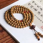Fortune Jewel 108 Mala Beads Bodhi Seed Red Agate Auspiciousness Bracelet
