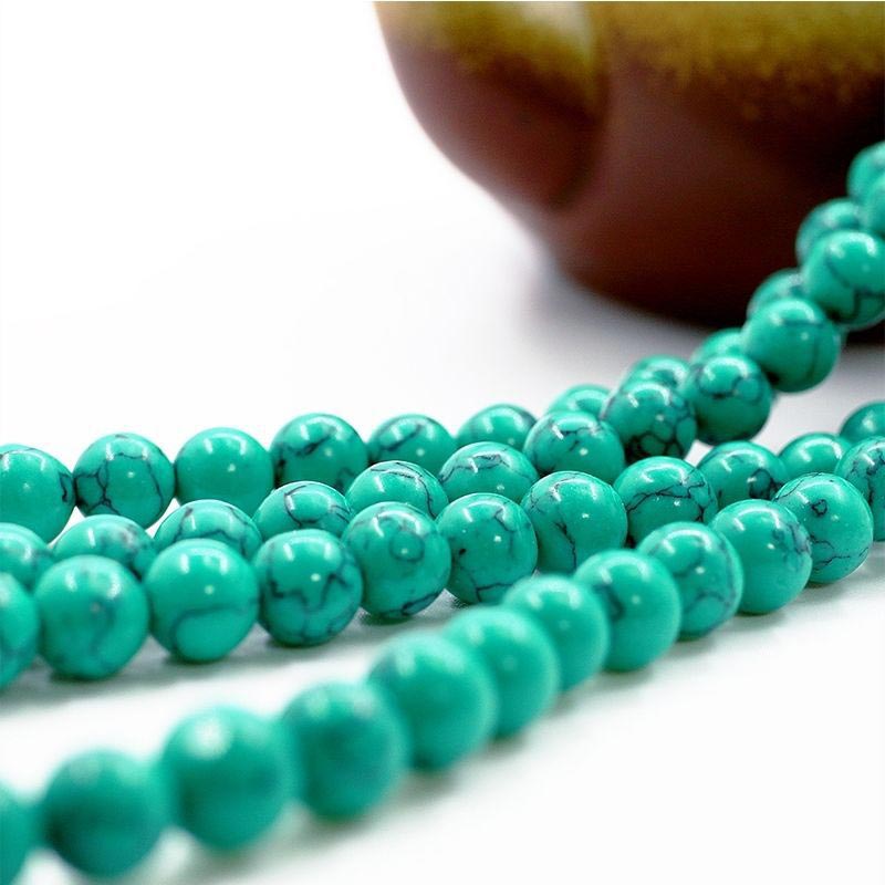 Fortune Jewel Tibetan Turquoise Purification Necklace Mala