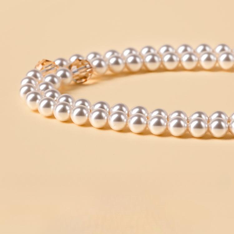 Buddha3bodhi 6mm Crystal Pearl 108 Bead Mala Natural White Crystal  Prayer Beads