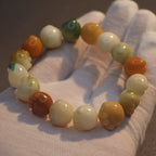 Fortune Jewel Multilayered Bodhi Seed Cute Cat Paw Calm Harmony Bracelet