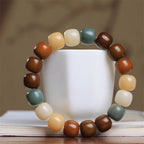 Fortune Jewel Multicolored Bodhi Seed Keep Away Evil Spirits Bracelet