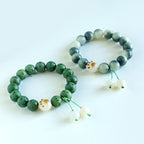 Fortune Jewel Bodhi Seed Om Mani Padme Hum Carved Harmony Bracelet