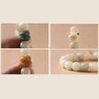 Fortune Jewel Lucky Cat Bodhi Seed Cat Paw Peace Bracelet