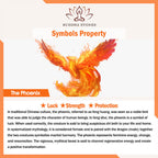 Fortune Jewel Phoenix Lotus Flower Luck Protection Necklace Pendant Fortune Jewel