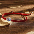 Buddha & Karma Hamsa Hand Red String Bracelet - Evil Eye Protection