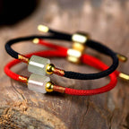 Buddha & Karma Tibetan String Aventurine Bracelet - Handmade