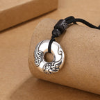 Fortune Jewel PiXiu Peace Buckle Copper Wealth Necklace Pendant