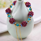 Fortune Jewel Tibetan Garnet Calm Bracelet