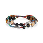 Fortune Jewel 925 Sterling Silver Tiger's Eye Bodhi Seed Handmade Courage Bracelet