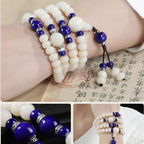 Fortune Jewel Bodhi Seed Bead Lotus Blessing Charm Bracelet