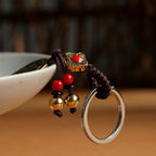 Fortune Jewel Feng Shui Bagua Yin Yang Balance Peace Keychain Fortune Jewel
