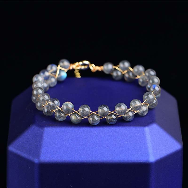 Fortune Jewel Natural Moonstone Love Blessing Bracelet