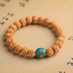 Fortune Jewel Tibet Rudraksha Bodhi Seed Wealth Auspiciousness Bracelet
