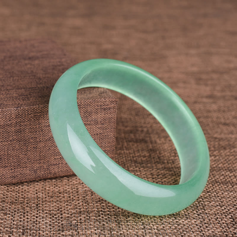 Fortune Jewel Natural Jade Luck Healing Prosperity Bangle Bracelet