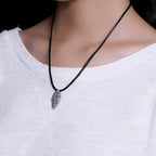 Fortune Jewel Tibetan 925 Sterling Silver Om Mani Padme Hum Dorje Vajra Engraved Strength Necklace Pendant