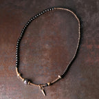 Fortune Jewel Rainbow Obsidian Ebony Wood Copper Healing Triple Wrap Bracelet