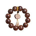 Fortune Jewel Plum Blossom Wood Inner Peace Bracelet