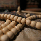 Fortune Jewel 108 Mala Beads Abelia Biflora Wood Warding Off Evil Spirits Wrist Mala