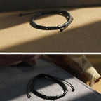 Fortune Jewel Black Onyx Bead Support Protection Bracelet