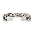 Fortune Jewel Koi Fish Twisted Design Luck Wealth Cuff Bracelet Bangle