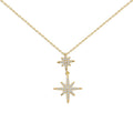 925 Sterling Silver CZ Star of David Necklace