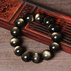 Fortune Jewel Tibetan Obsidian Purification Bracelet