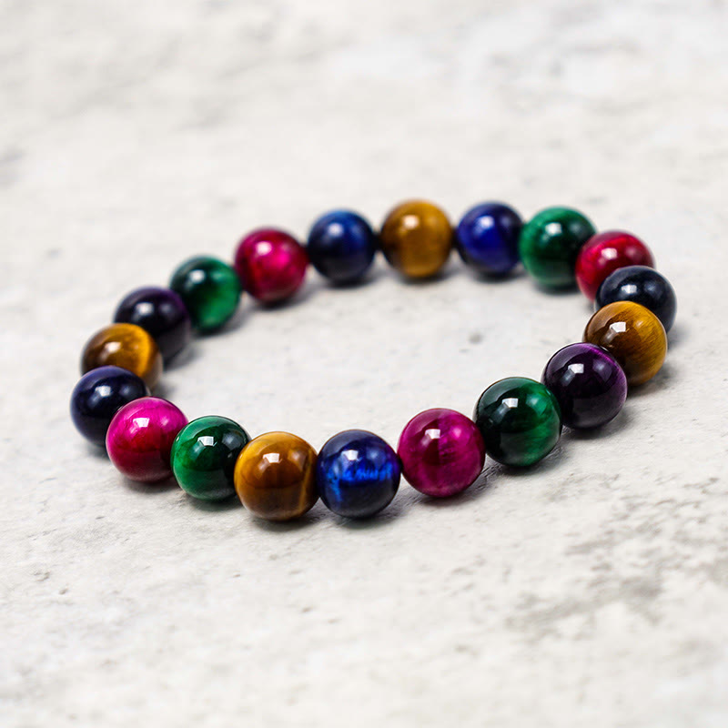 Fortune Jewel Tiger Eye Resolve Courage Bracelet