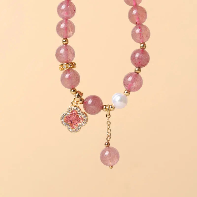 Fortune Jewel "Wishing Love and Sweet Blessings" Quartz Bracelet Includes Gift Message Card Fortune Jewel