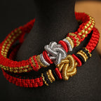 Fortune Jewel Colorful Rope True Love Knot Luck Handmade Bracelet