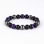 Fortune Jewel Tibetan Tiger's Eye Bracelet Necklace Set