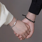 Fortune Jewel Bamboo Pattern Healing Couple Rope Bracelet