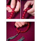 Fortune Jewel Abelia Biflora Wood Warding Off Evil Spirits Wrist Mala