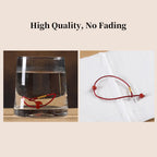 Fortune Jewel Natural Cinnabar Red Agate Blessing Red String Bracelet
