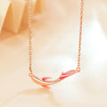 Fortune Jewel 925 Sterling Silver Koi Fish Luck Zircon Prosperity Necklace Pendant