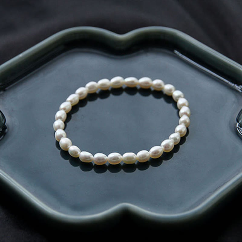 Fortune Jewel Natural Pearl Healing Beaded Bracelet