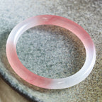 Fortune Jewel Pink Golden Silk Jade Wealth Bracelet Bangle