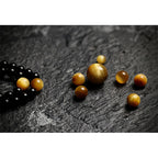 Fortune Jewel Tibetan 108 Mala Beads Black Onyx Tiger Eye Beads Nine Palaces Bagua Protection Bracelet