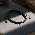 Fortune Jewel Black Onyx Bead Support Protection Bracelet
