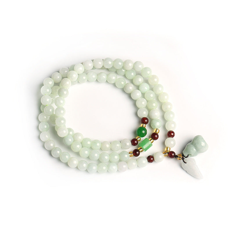 Fortune Jewel Natural Jade Pixiu Buddha Abundance Bracelet