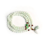 Fortune Jewel Natural Jade Pixiu Buddha Abundance Bracelet