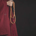 Fortune Jewel 108 Mala Beads Bodhi Seed Dzi Bead Peace Tassel Bracelet