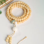Fortune Jewel Natural Bodhi Seed Lotus Dzi Bead Peace Harmony Charm Bracelet Fortune Jewel