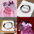 [Lady Rocky] Nezha Series Bracelet – Pink Agate & Thousand Layer Phantom Bracelet for Women