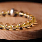 Fortune Jewel 925 Sterling Silver Chinese Zodiac Natal Buddha Citrine Protection Bracelet