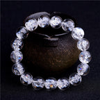 Fortune Jewel Natural White Crystal Protection Healing Bracelet