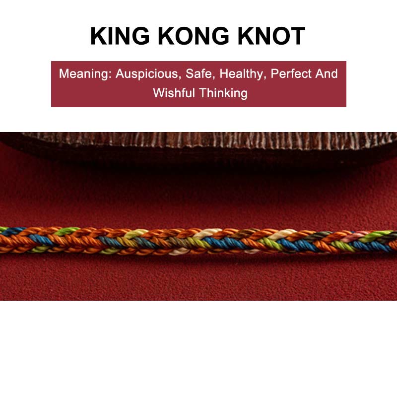 Fortune Jewel "May you be healthy and happy" Lucky Multicolored Bracelet